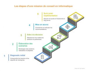 les 5 étapes indispensable pour une mission de conseil informatique réussie